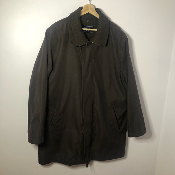 Chaps Brown Trench-Coat w/ Removable Liner - Picture 1 of 11